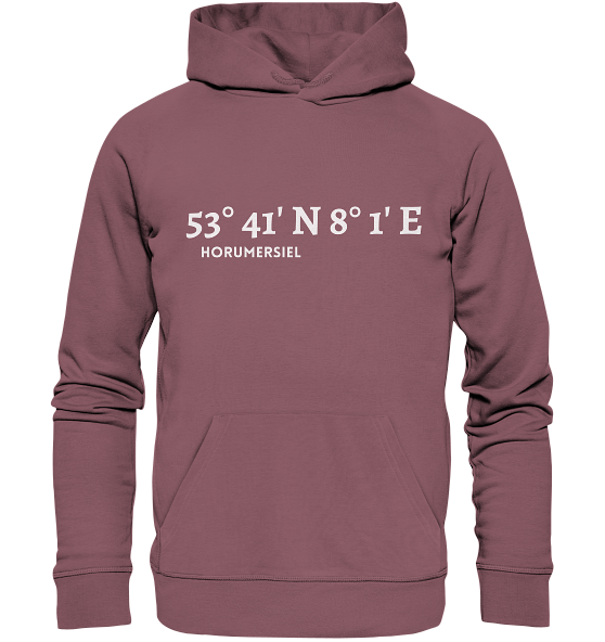 Horumersiel Hoodie mit Koordinaten - Organic Koordinaten Hoodie
