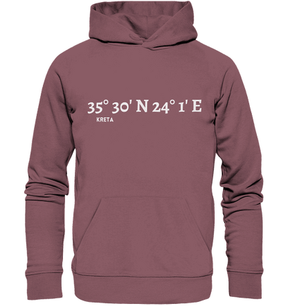 Kreta Koordinaten Hoodie, Meercoordinates
