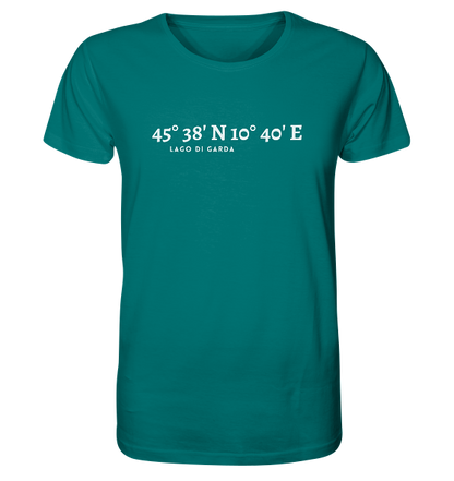 Gardasee T-Shirt mit Koordinaten - Meercoordinates