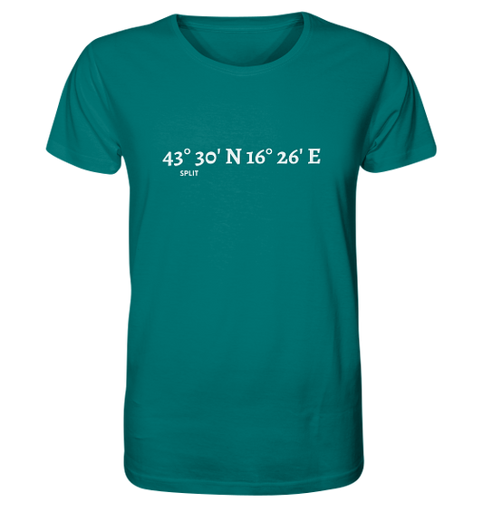 Split Koordinaten - Organic Shirt