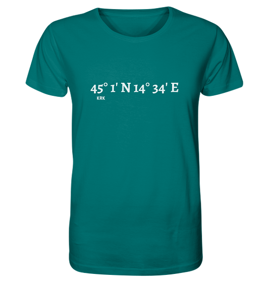 Krk Koordinaten - Organic Shirt