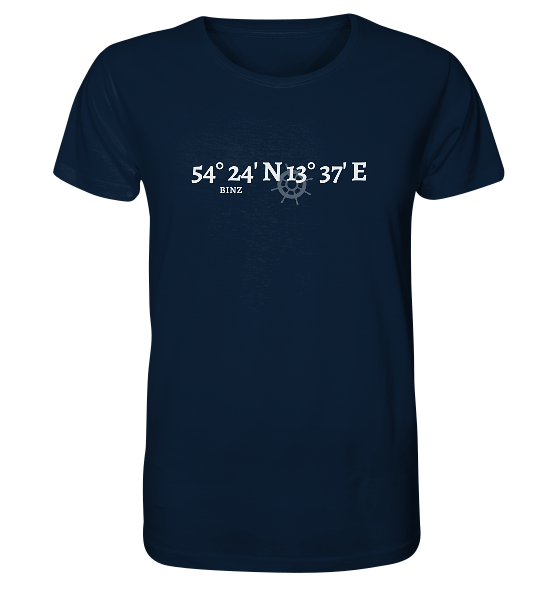 Binz T-Shirt mit Koordinaten - Organic Koordinaten Shirt von Meercoordinates