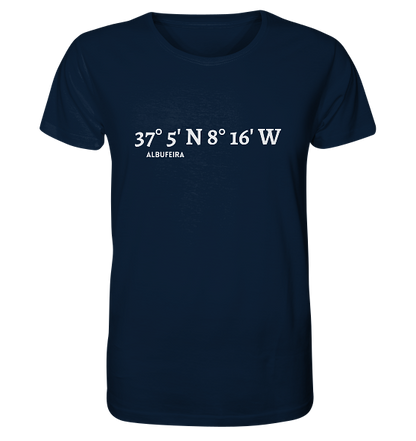 Albufeira T-Shirt mit Koordinaten - Organic Shirt