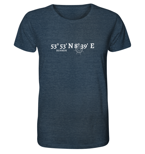 Duhnen T-Shirt mit Koordinaten - Organic Koordinaten Shirt von MEERcoordinates 