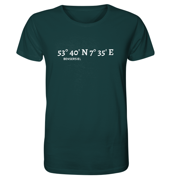 Bensersiel Koordinaten T-Shirt von MEERcoordinates 