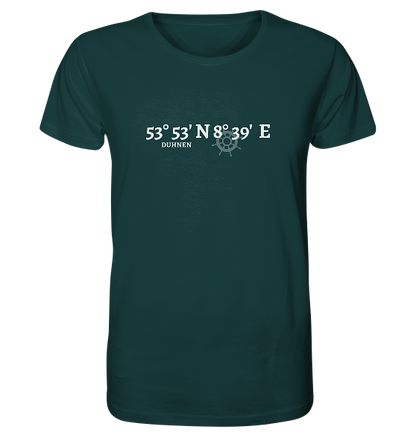 Duhnen T-Shirt mit Koordinaten - Organic Koordinaten Shirt