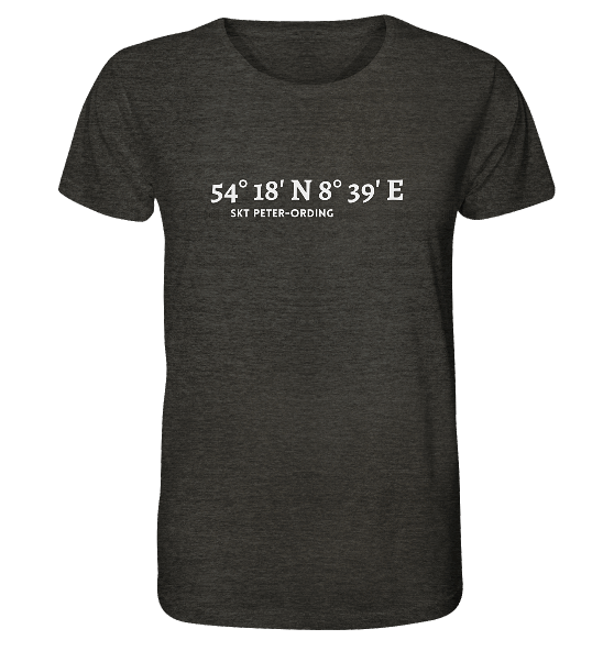 Sankt Peter-Ording Koordinaten - Organic Shirt - MEERcoordinates