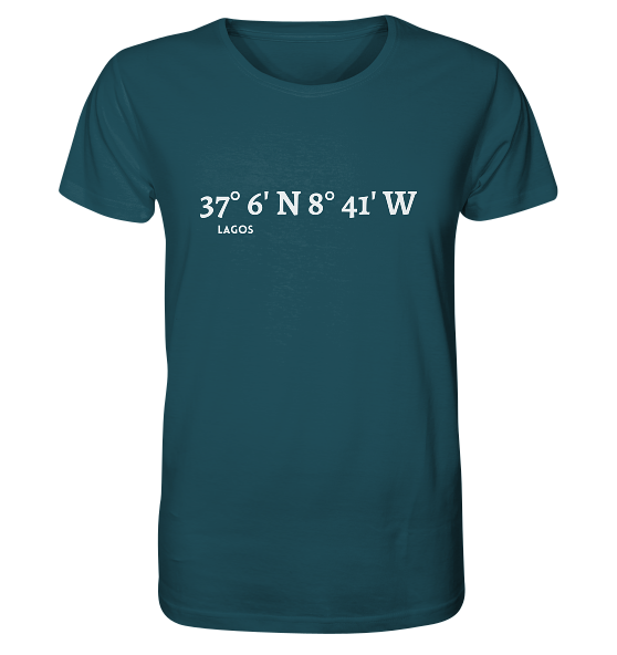 Lagos Koordinaten T-Shirt von Meercoordinates