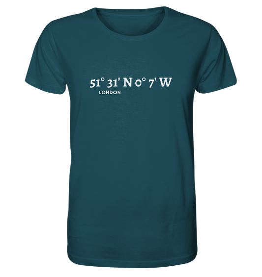 London T-Shirt mit Koordinaten - Meercoordinates