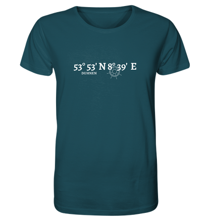 Duhnen T-Shirt mit Koordinaten - Organic Koordinaten Shirt