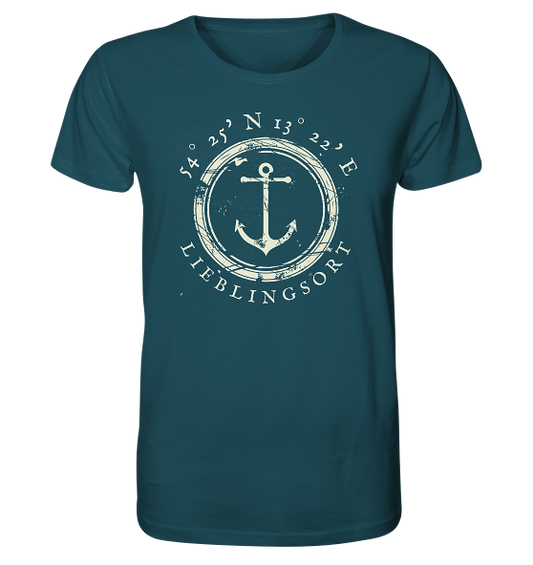 personalisierbares Koordinaten T-Shirt MEERTRÄUMER 2.0  - Meercoordinates