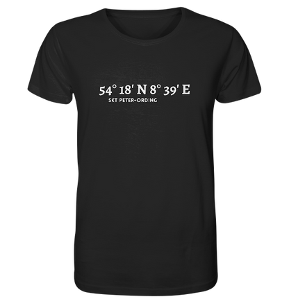 Sankt Peter-Ording Koordinaten - Organic Shirt - MEERcoordinates