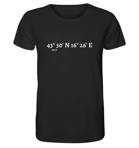 Split Koordinaten - Organic Shirt