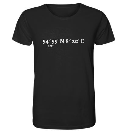 Sylt Koordinaten - Organic Shirt