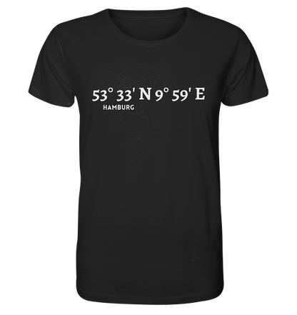 Hamburg Koordinaten - Organic Shirt - MEERcoordinates