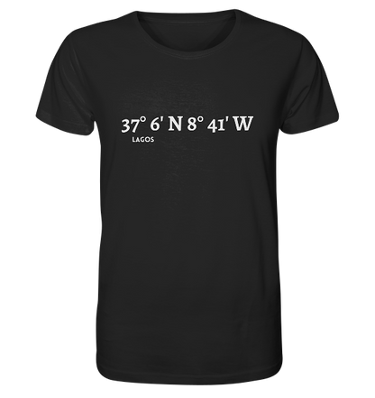 Lagos T-Shirt mit Koordinaten - Organic Shirt