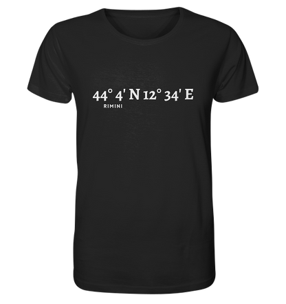 Rimini Koordinaten - Organic Shirt