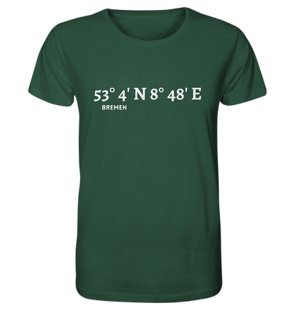 Bremen T-Shirt mit Koordinaten - MEERcoordinates