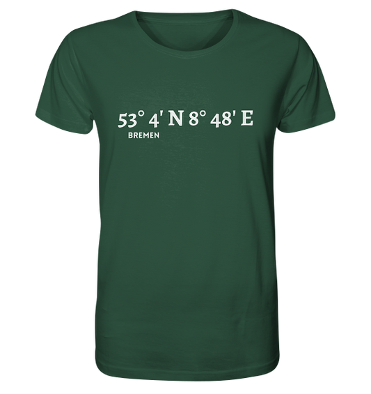 Bremen T-Shirt mit Koordinaten - MEERcoordinates