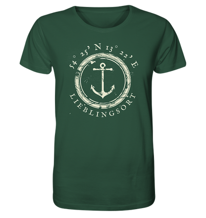 personalisierbares Koordinaten T-Shirt MEERTRÄUMER 2.0