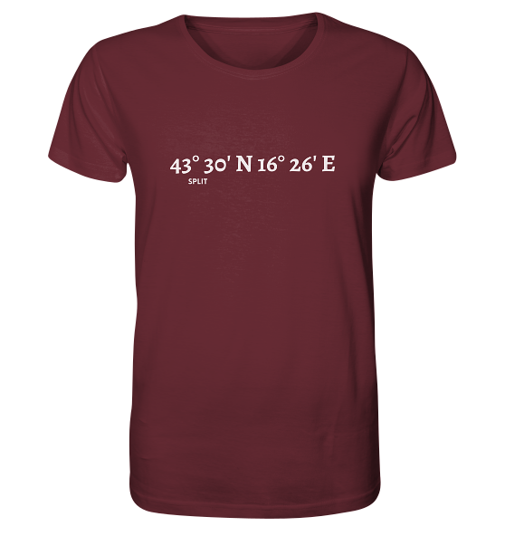 Split Koordinaten - Organic Shirt