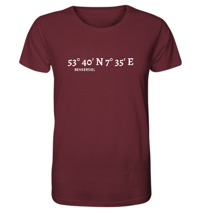 Bensersiel T-Shirt mit Koordinaten von MEERcoordinates 