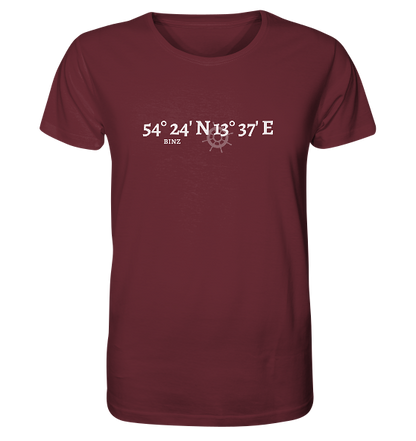 Binz T-Shirt mit Koordinaten - Organic Koordinaten Shirt