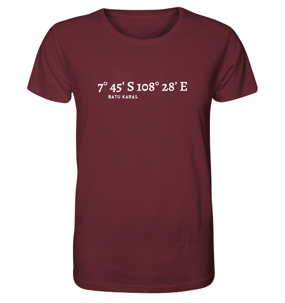 Batu Karas T-Shirt mit Koordinaten