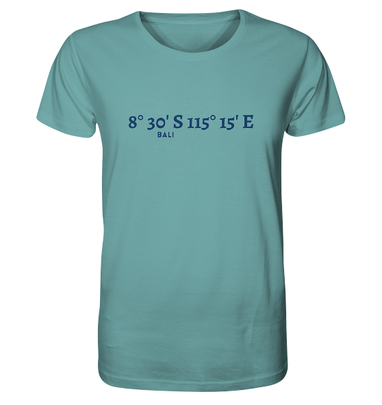 Bali T-Shirt mit Koordinaten - Organic Koordinaten Shirt