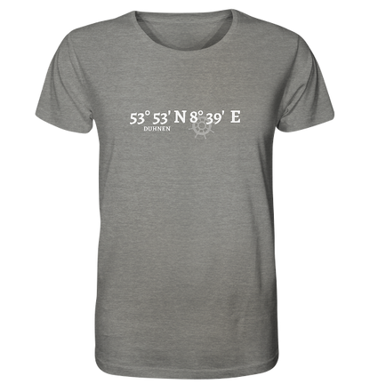 Duhnen T-Shirt mit Koordinaten - Organic Koordinaten Shirt