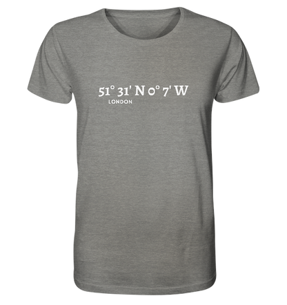 London T-Shirt mit Koordinaten