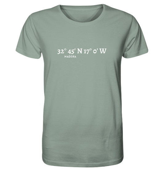 Madeira T-Shirt mit Koordinaten - MEERcoordinates 