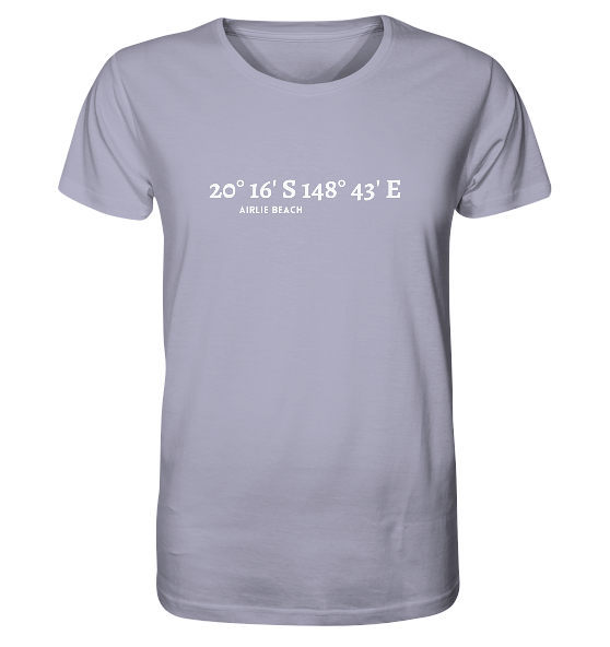 Airlie Beach T-Shirt mit Koordinaten