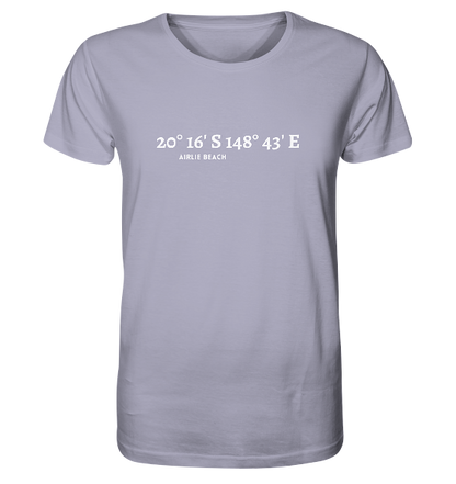 Airlie Beach T-Shirt mit Koordinaten