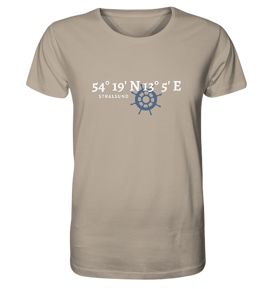Stralsund Koordinaten - Organic Shirt