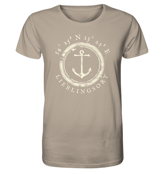personalisierbares Unisex Shirt maritim - Meercoordinates