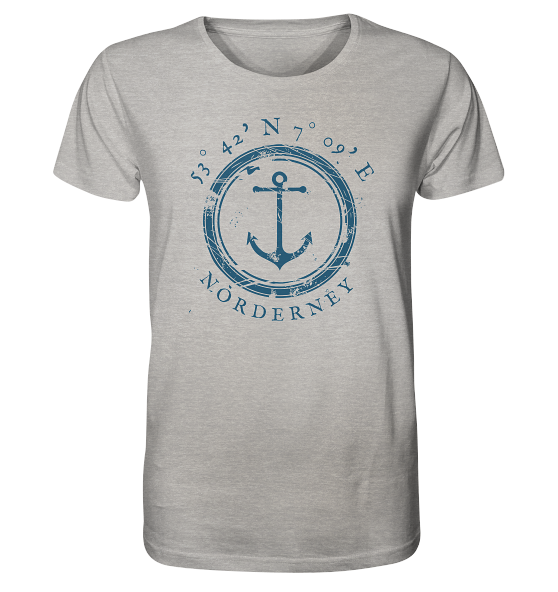 maritimes Norderney T-Shirt mit Koordinaten - Meercoordinates