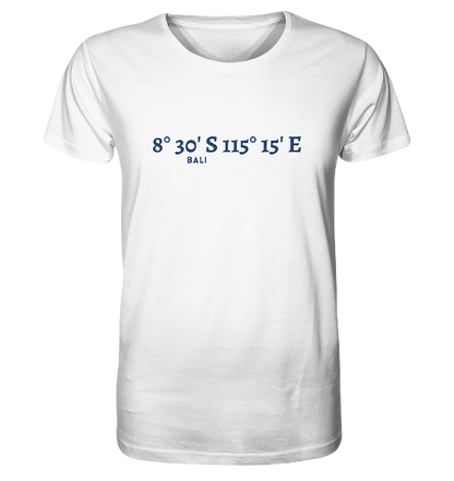 Bali T-Shirt mit Koordinaten - Meercoordinates