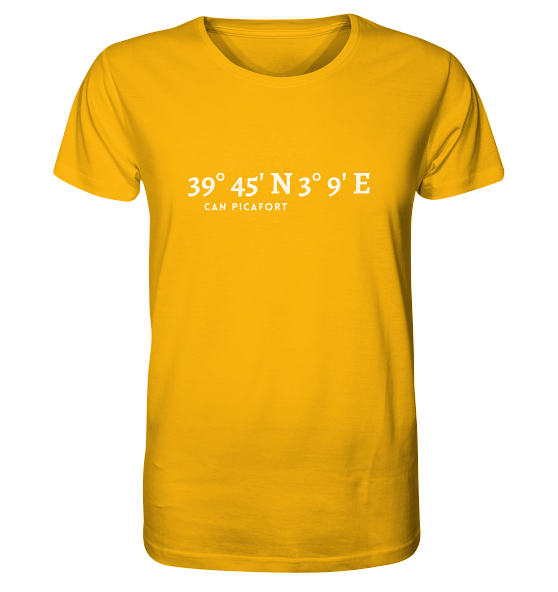 Can Picafort T-Shirt mit Koordinaten - Organic Shirt