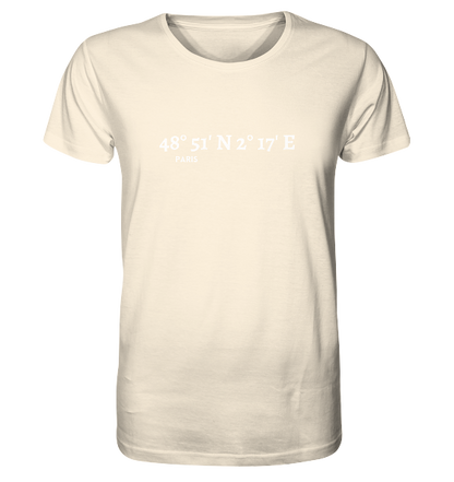 Paris T-Shirt mit Koordinaten - Organic Koordinaten Shirt