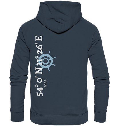 Poel Hoodie mit Koordinaten - Organic Hoodie von Meercoordinates